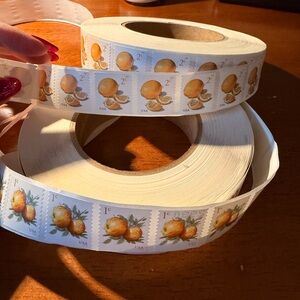 Citrus Fruit Postage Stamps Roll